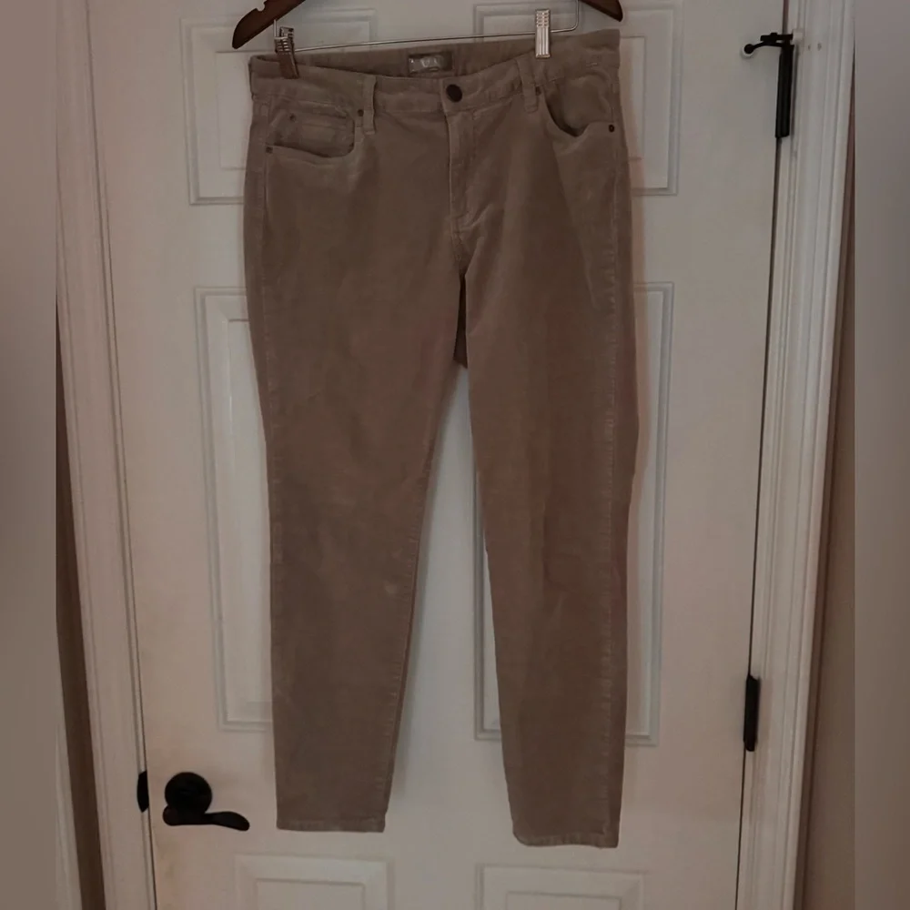 Kut from the kloth Women's tan Diana skinny corduroy Jeans